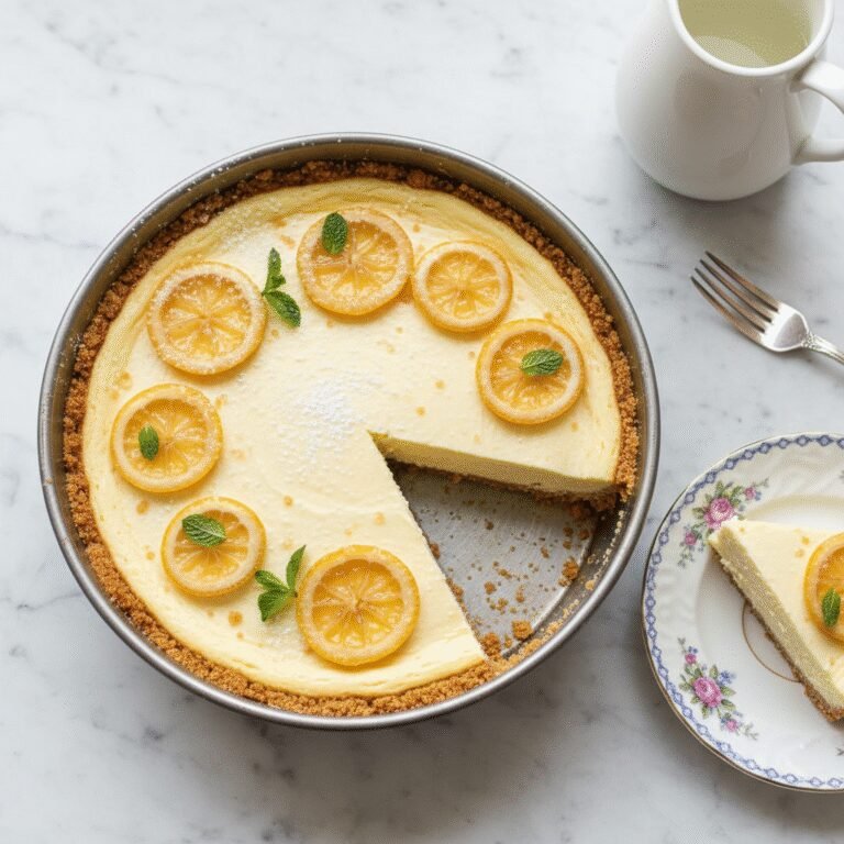 Perfectly Creamy Lemon Cheesecake: The Ultimate Springform Pan Recipe
