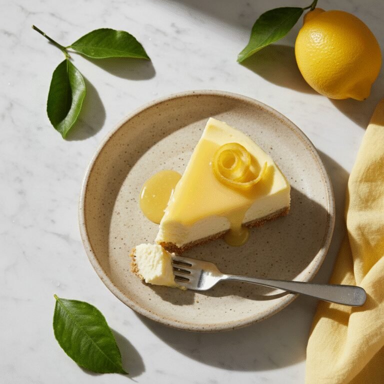 The Ultimate Creamy Lemon Cheesecake Recipe: A Zesty Slice of Heaven