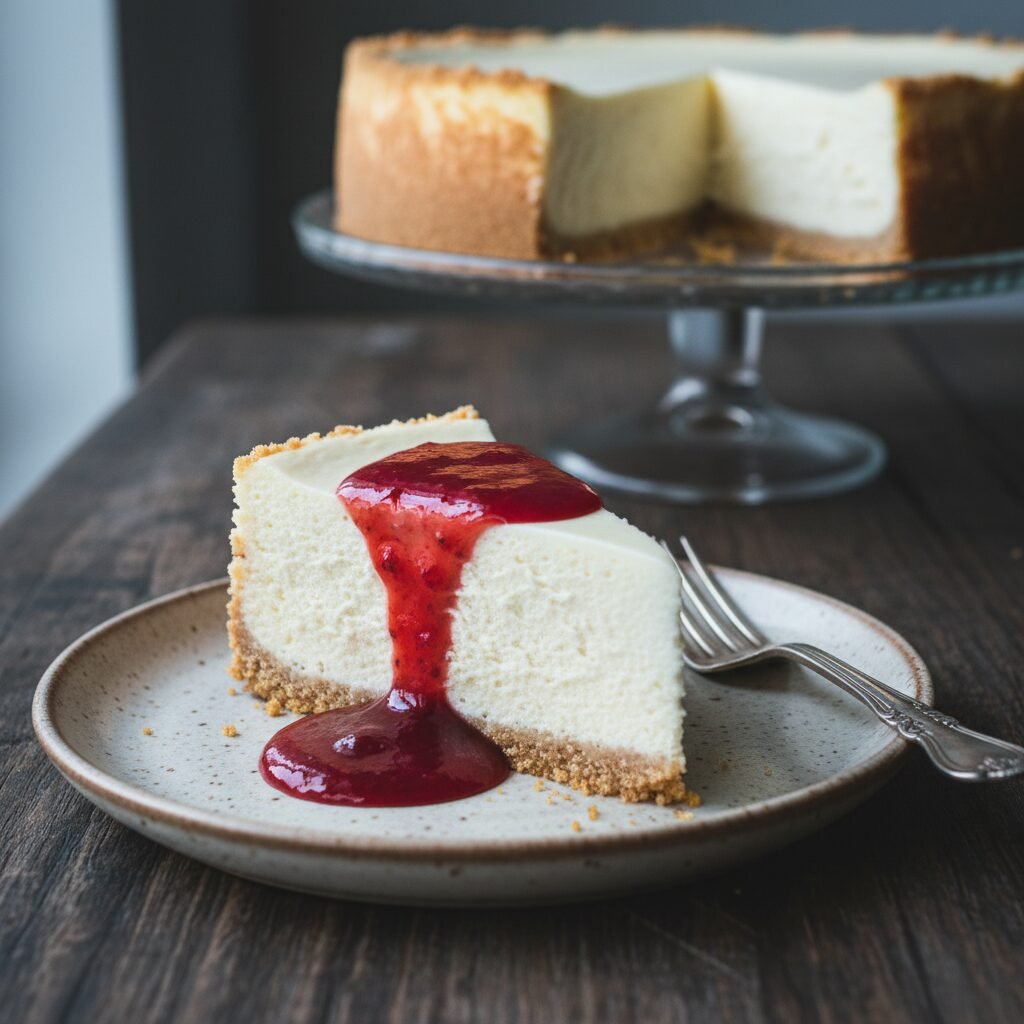 The Ultimate Creamy New York Cheesecake With Buttery Graham Cracker Crust