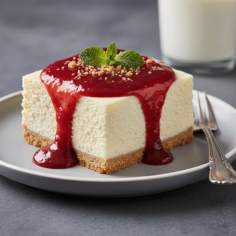 The Best Creamy Vanilla Cheesecake In 9x13 Pan (Perfect for Crowds!)