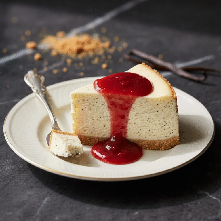 The Ultimate Creamy Vanilla Cheesecake: A Masterclass in Springform Perfection