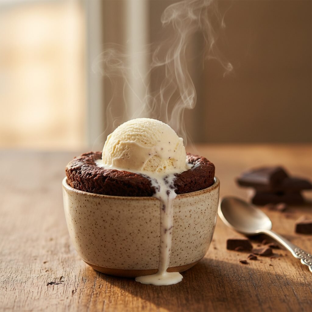 The Ultimate 1-Minute Fudgy Brownie Mug Cake for One