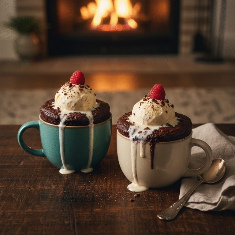 The Ultimate Fudgy Brownie Mug Cake for Two: Ready in 5 Minutes
