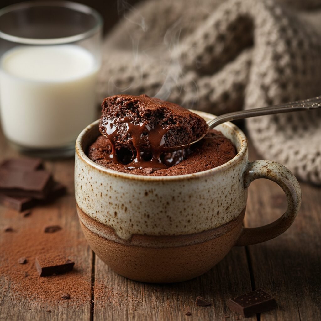 The Ultimate Fudgy Easy Brownie Mug Cake Recipe in Under 5 Minutes