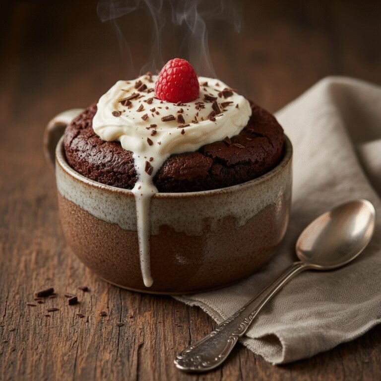 Easy Brownie Mug Cake With Cream Cheese Frosting Recipe