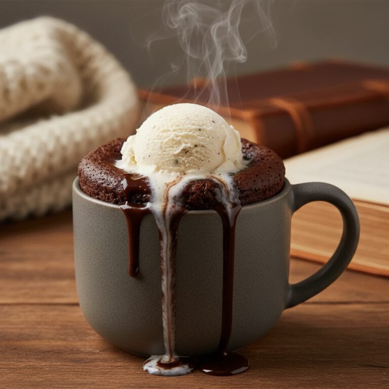 The Ultimate 5-Minute Fudgy Chocolate Mug Cake