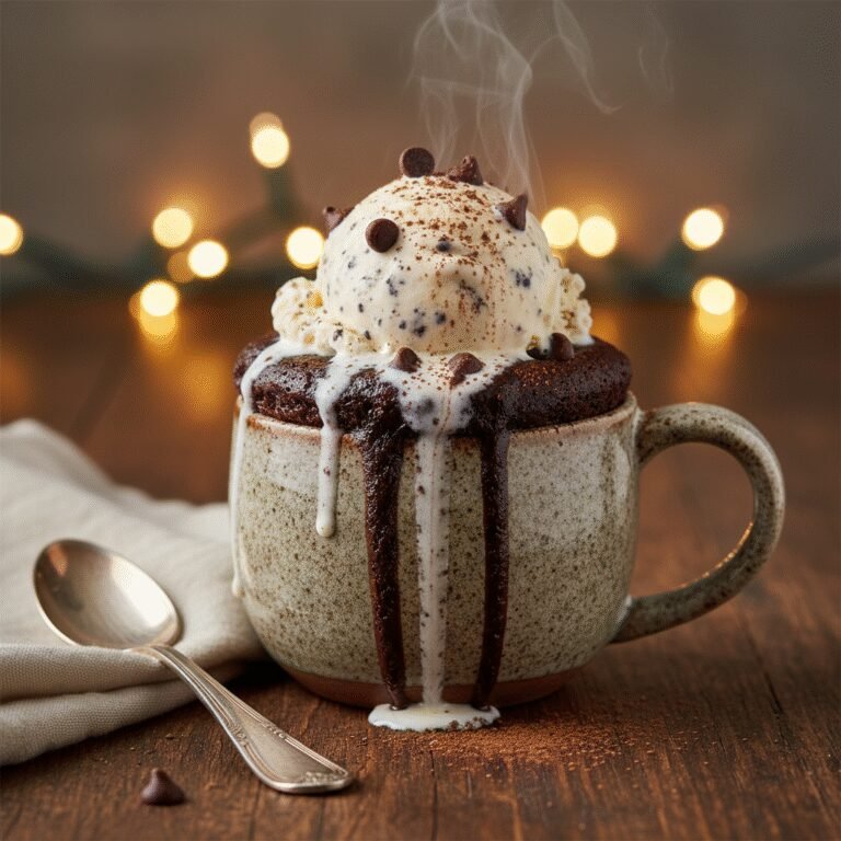 The Ultimate Fudgy Chocolate Mug Cake Without Egg – Ready in 2 Minutes