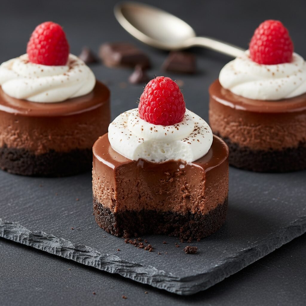 Decadent Mini No-Bake Chocolate Cheesecakes: The Ultimate Easy Dessert