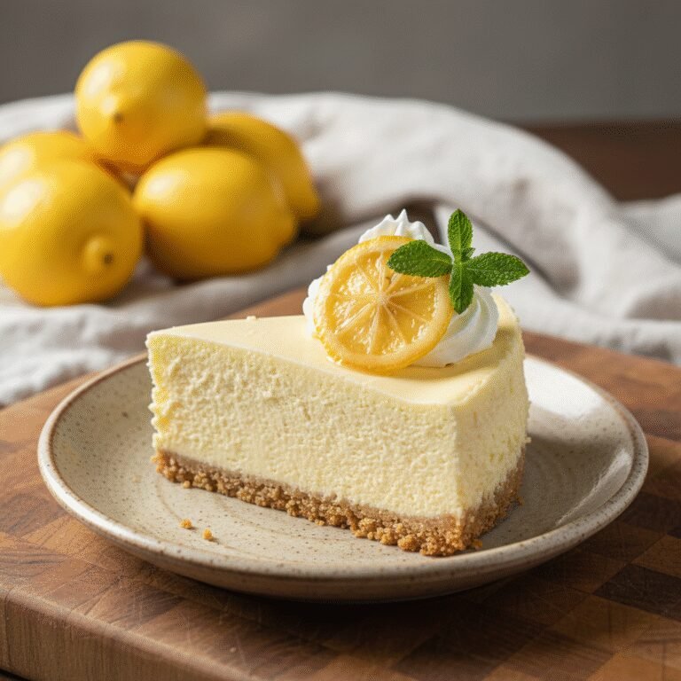 The Ultimate Easy No-Bake Lemon Cheesecake