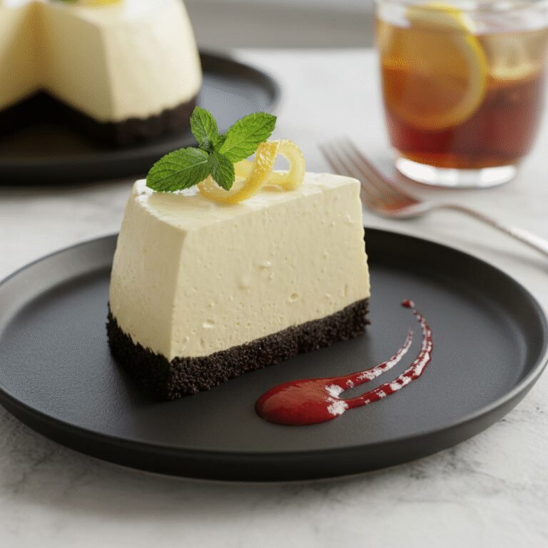 The Ultimate Easy No-Bake Lemon Cheesecake With Oreo Crust