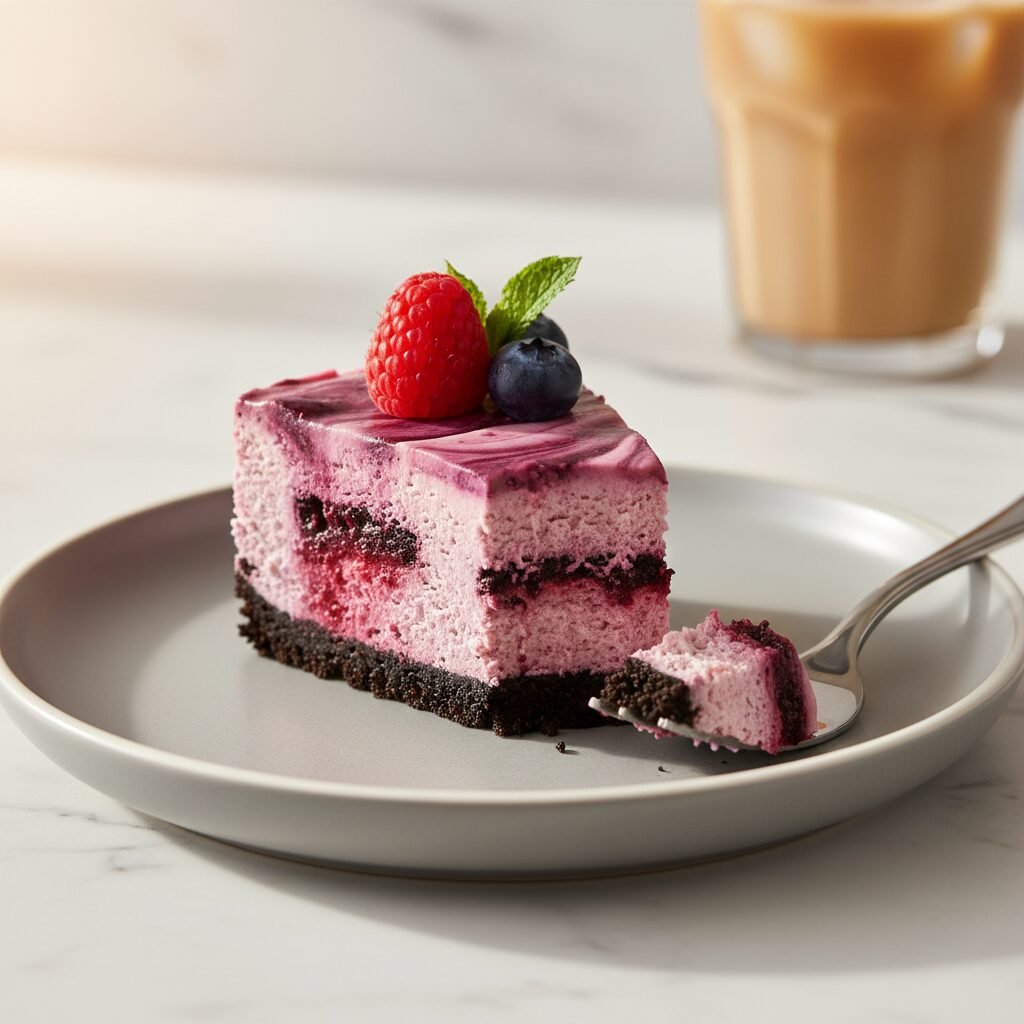 The Ultimate Easy No Bake Mixed Berry Cheesecake With Oreo Crust