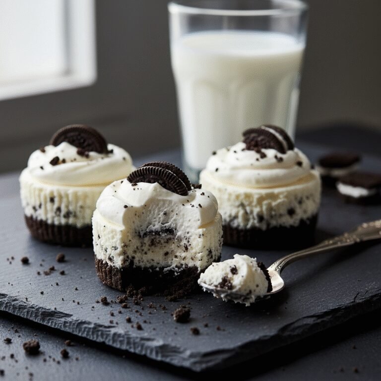 Easy No Bake Oreo Cheesecake: The Ultimate Mini Dessert Recipe