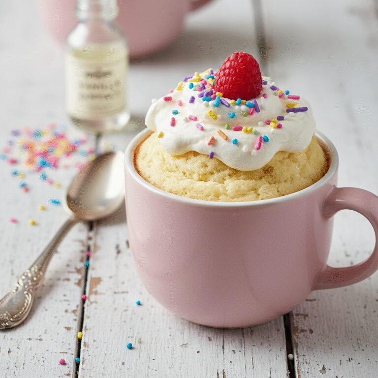 The Ultimate Easy Vanilla Mug Cake Without Egg Recipe: A 2-Minute Miracle