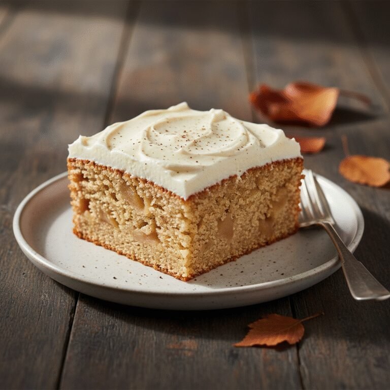 The Best Moist Apple Snack Cake With Cream Cheese Frosting Recipe