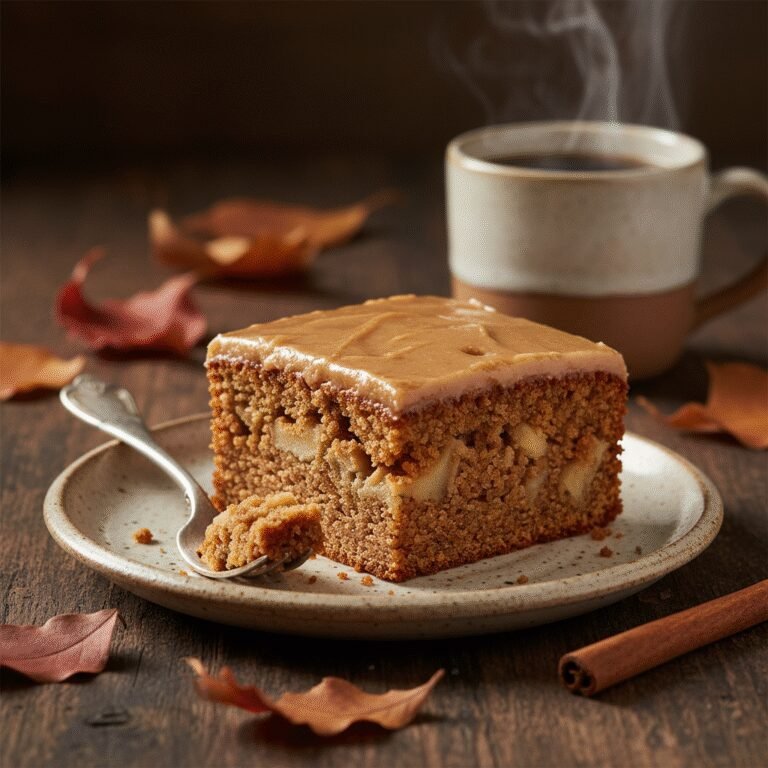 The Ultimate Moist Apple Spice Cake With Brown Sugar Frosting