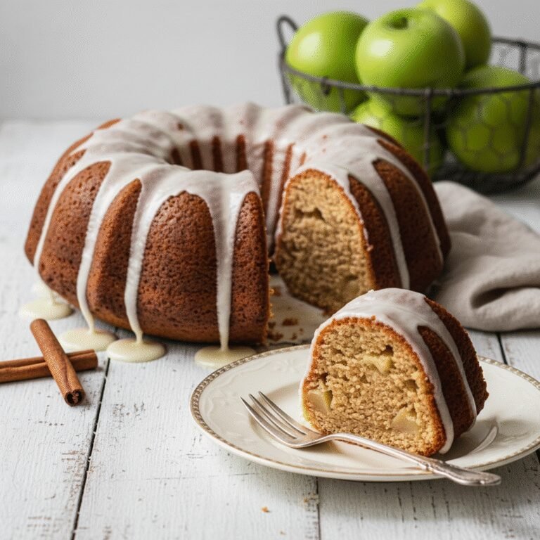 The Ultimate Moist Apple Spice Cake with Vanilla Glaze