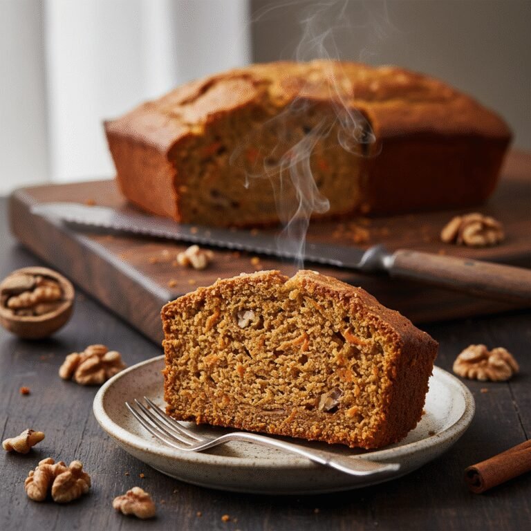 The Ultimate Moist Carrot Loaf Cake With Walnuts