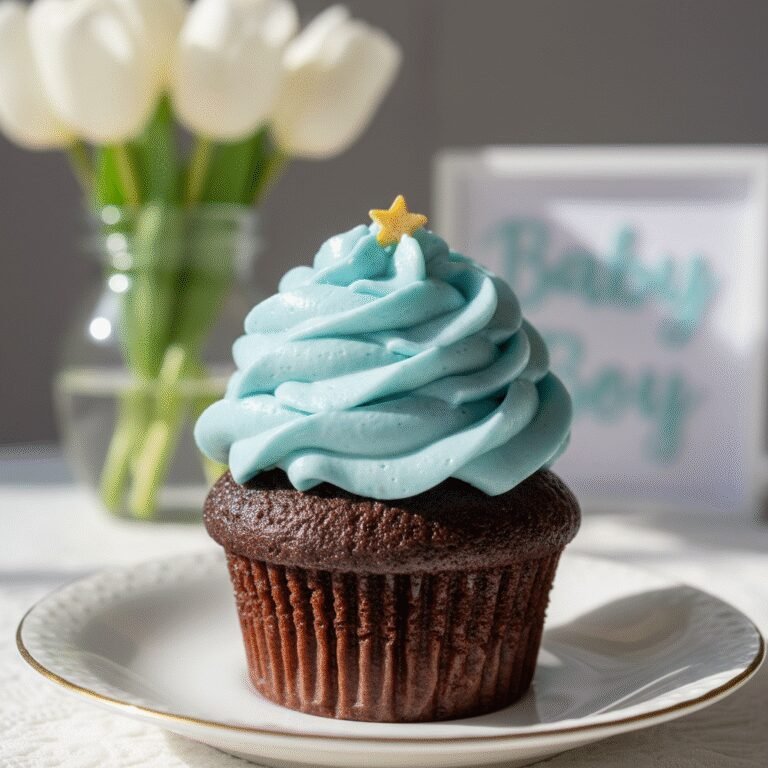 The Ultimate Moist Chocolate Cupcake For Baby Shower Recipe