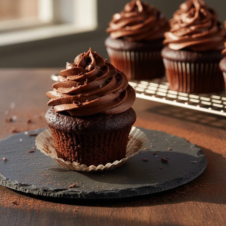 The Ultimate Moist Chocolate Cupcakes with Rich Chocolate Buttercream