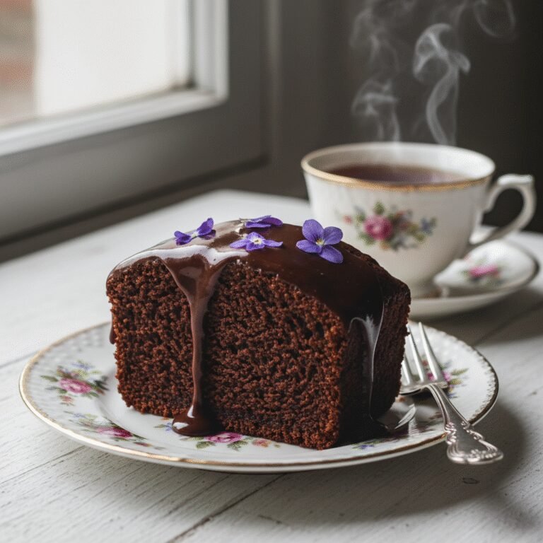 The Ultimate Moist Chocolate Loaf Cake for Afternoon Tea