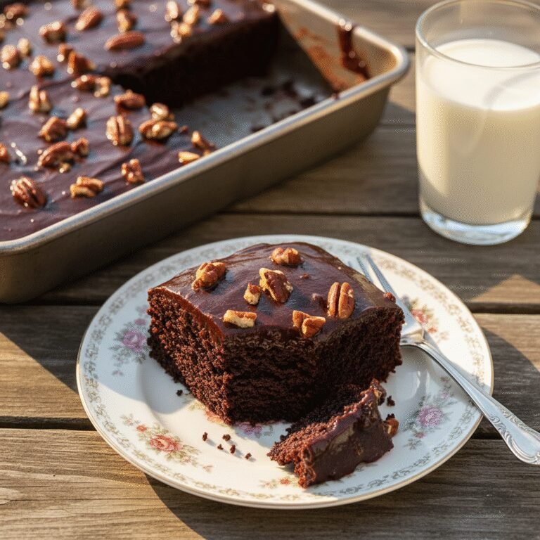 The Ultimate Moist Chocolate Sheet Cake for Church Gatherings