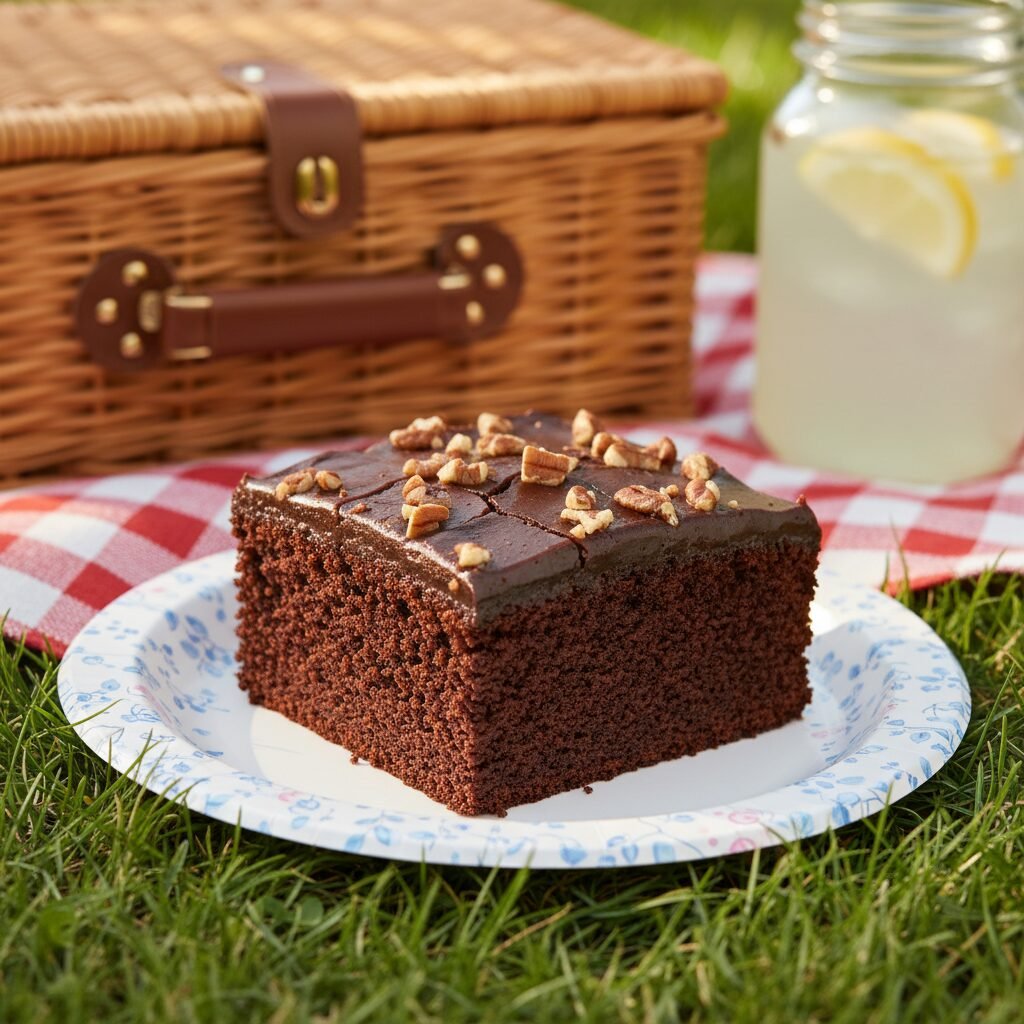 The Ultimate Moist Chocolate Sheet Cake For Picnic Recipe: A Crowd-Pleasing Classic