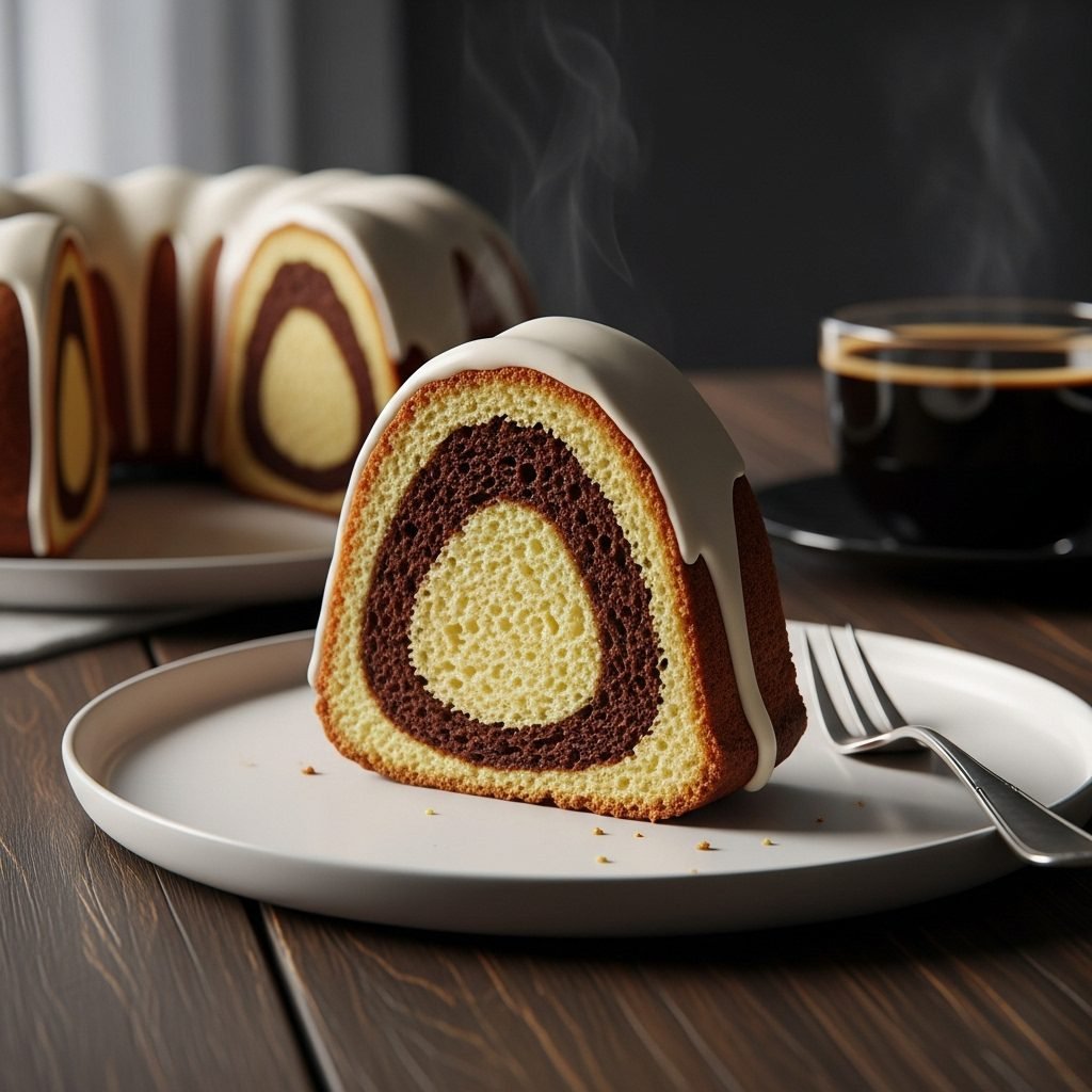 The Ultimate Moist Cinnamon Swirl Bundt Cake With Cream Cheese Glaze