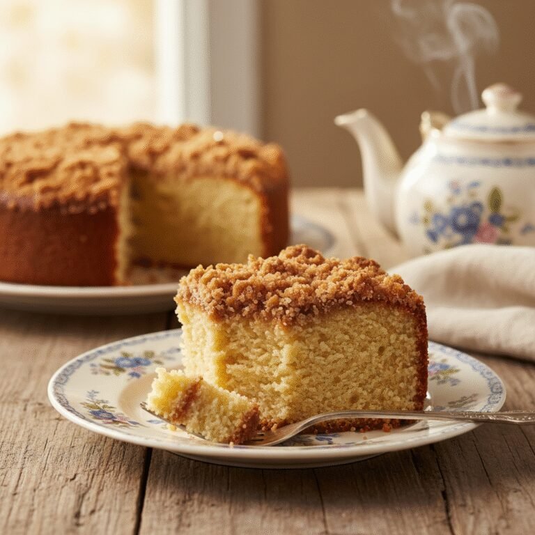 The Ultimate Moist Cream Cheese Pound Cake with Buttery Crumb Topping