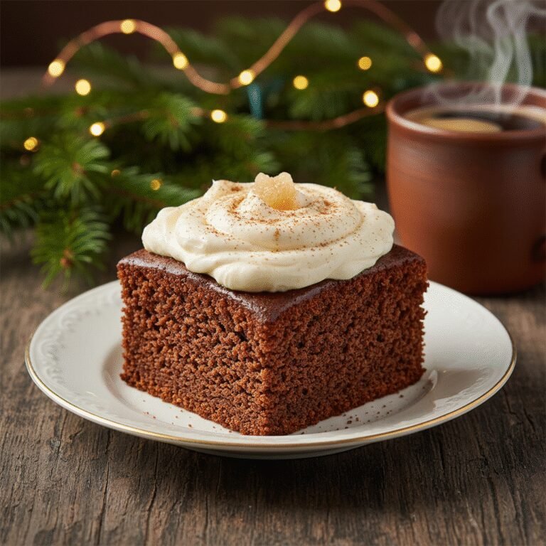 The Ultimate Moist Gingerbread Cake with Cinnamon Cream Cheese Frosting