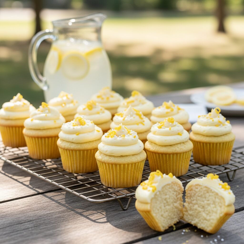 The Ultimate Moist Lemon Cupcakes: A School Bake Sale Best-Seller