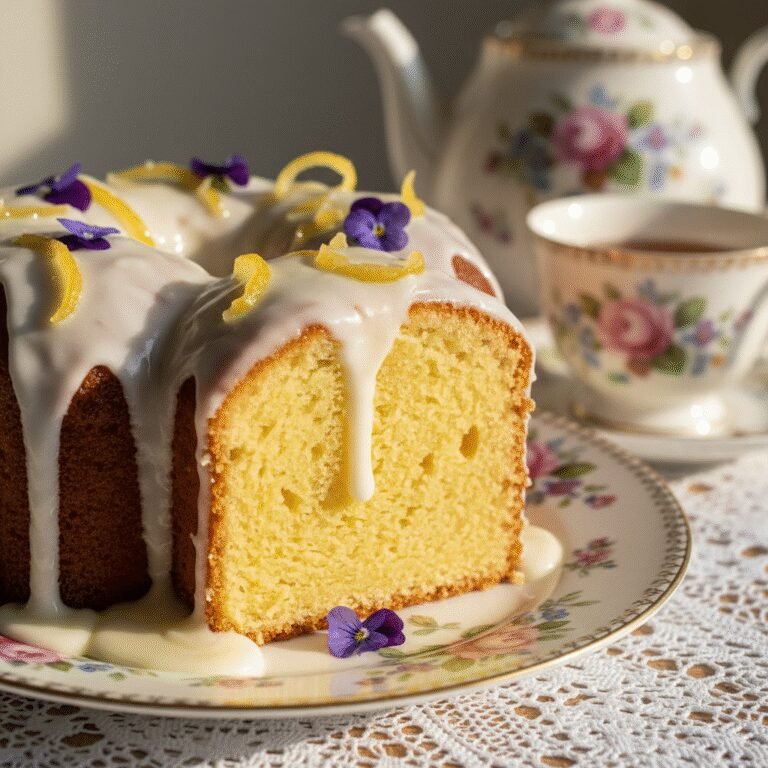 The Ultimate Moist Lemon Pound Cake for Afternoon Tea