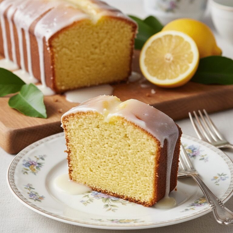The Ultimate Moist Lemon Pound Cake with Zesty Lemon Glaze