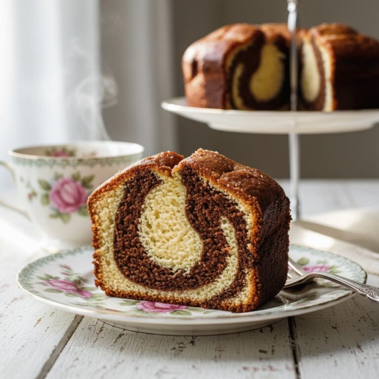 The Ultimate Moist Marble Pound Cake For Afternoon Tea