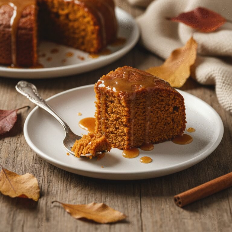 The Best Moist Pumpkin Spice Cake With Maple Glaze Recipe