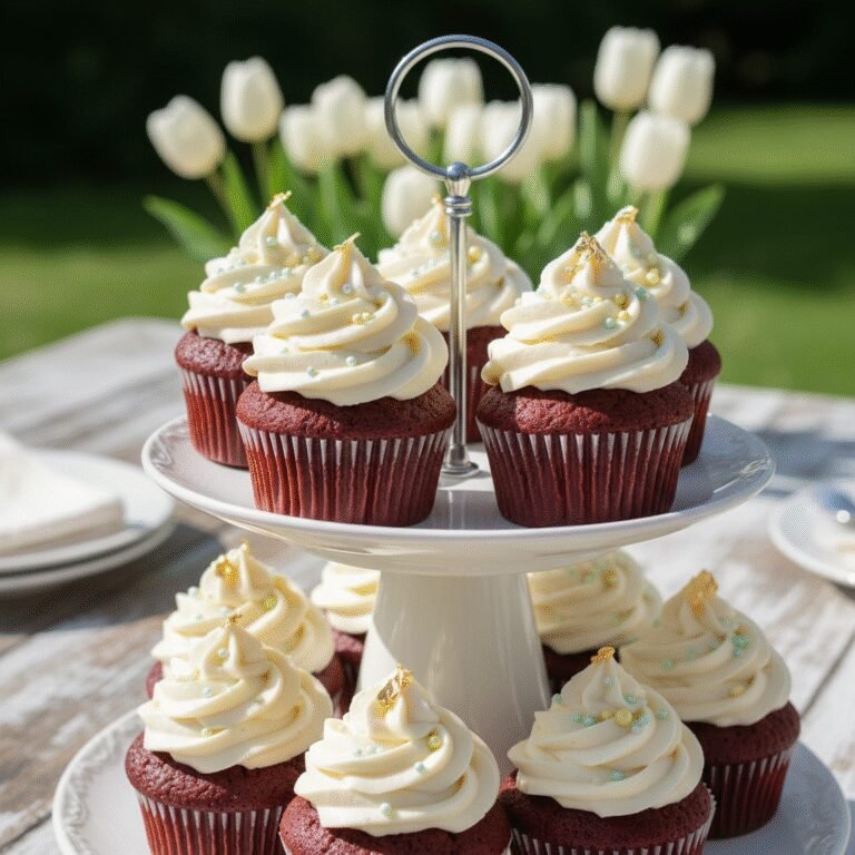 The Ultimate Moist Red Velvet Cupcakes for Baby Shower