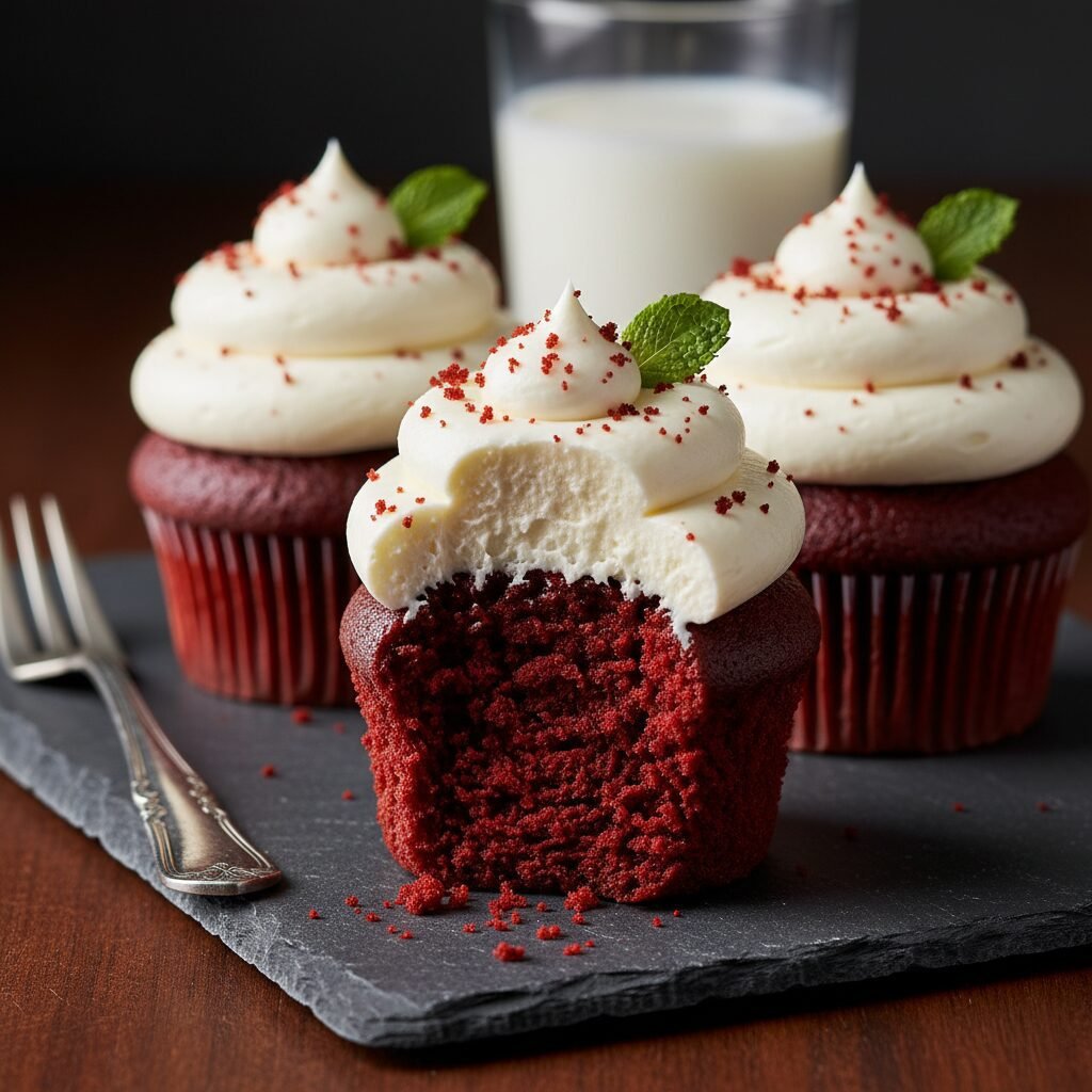 The Ultimate Moist Red Velvet Cupcake Recipe with Tangy Cream Cheese Frosting