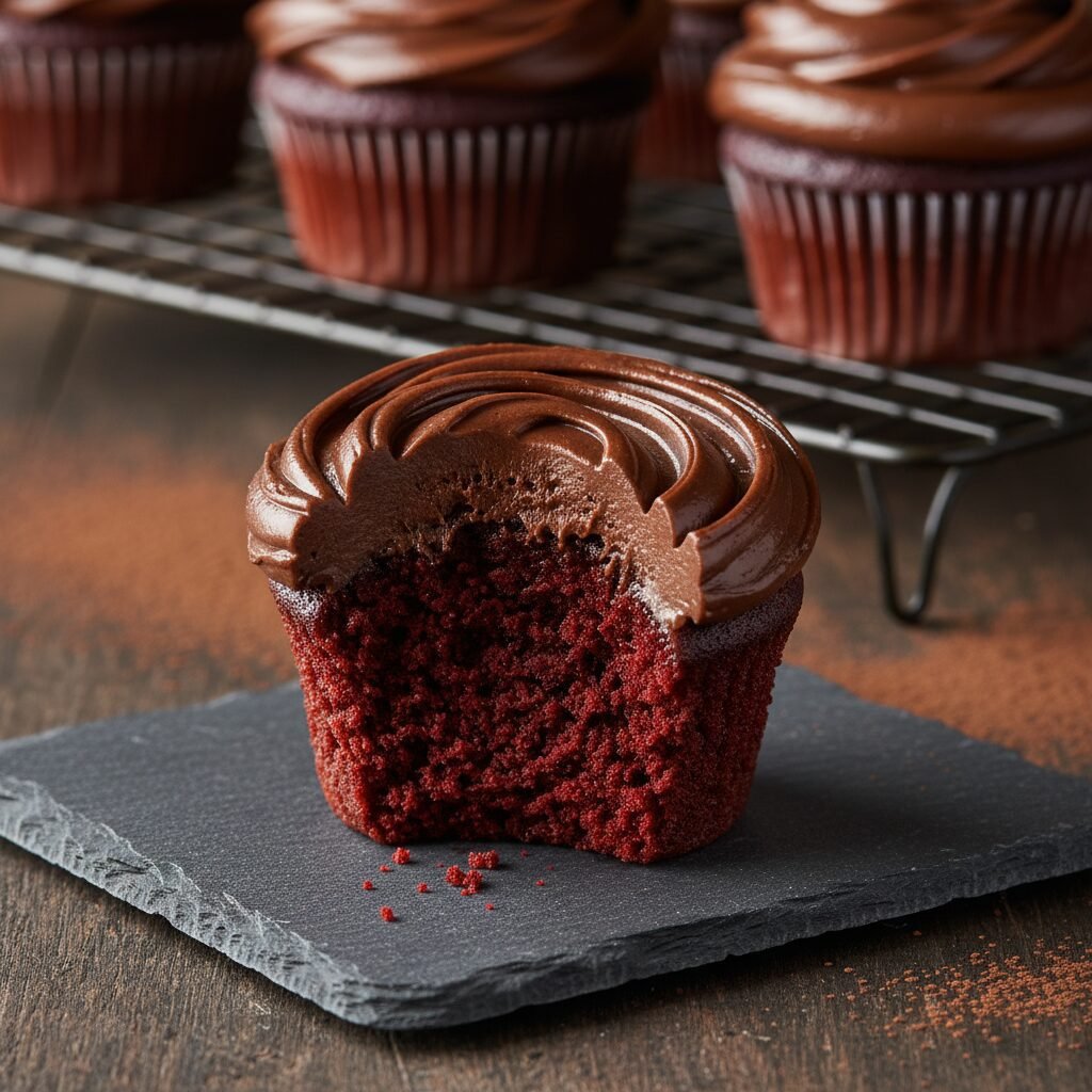 Ultimate Moist Red Velvet Cupcakes With Rich Chocolate Buttercream