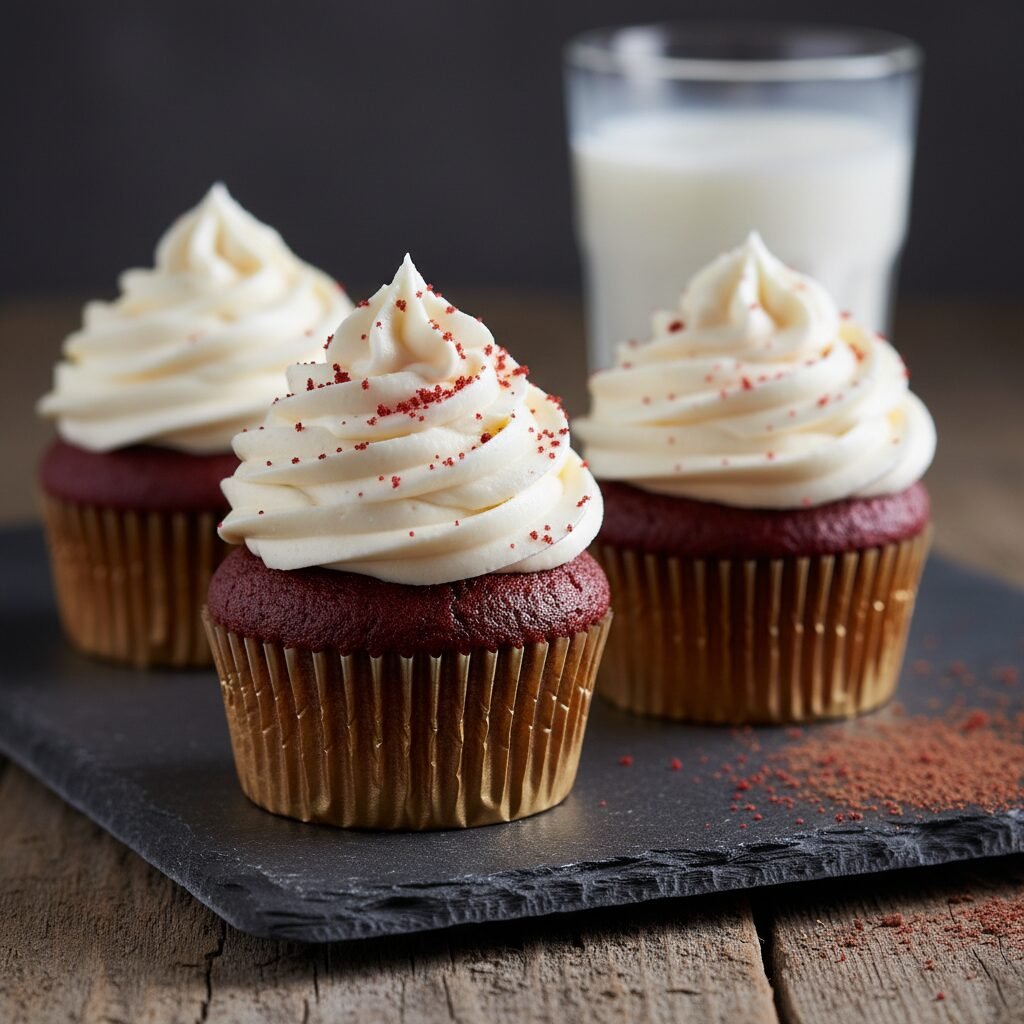 Velvety Perfection: The Best Moist Red Velvet Cupcakes with Cream Cheese Frosting