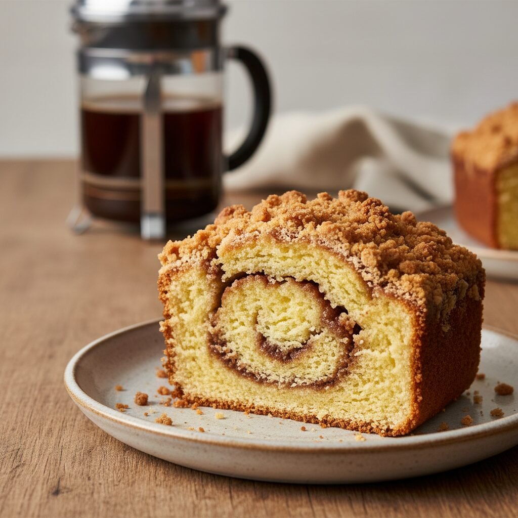 The Ultimate Moist Sour Cream Pound Cake with Buttery Crumb Topping