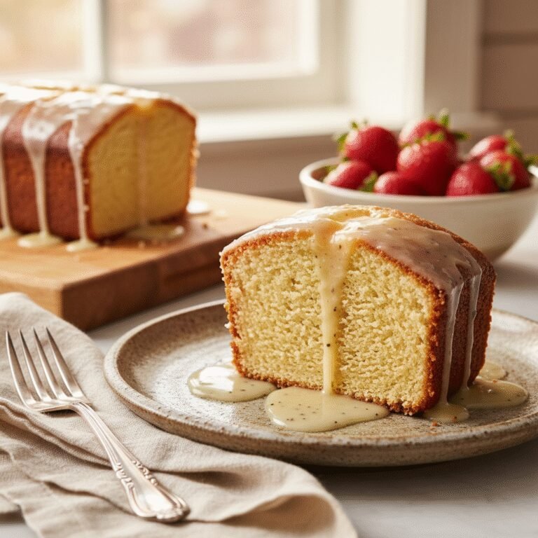 The Ultimate Moist Vanilla Pound Cake Recipe