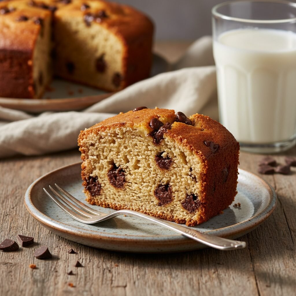 The Ultimate Moist Vanilla Pound Cake With Chocolate Chips
