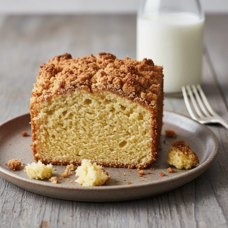 The Ultimate Moist Vanilla Pound Cake With Buttery Crumb Topping