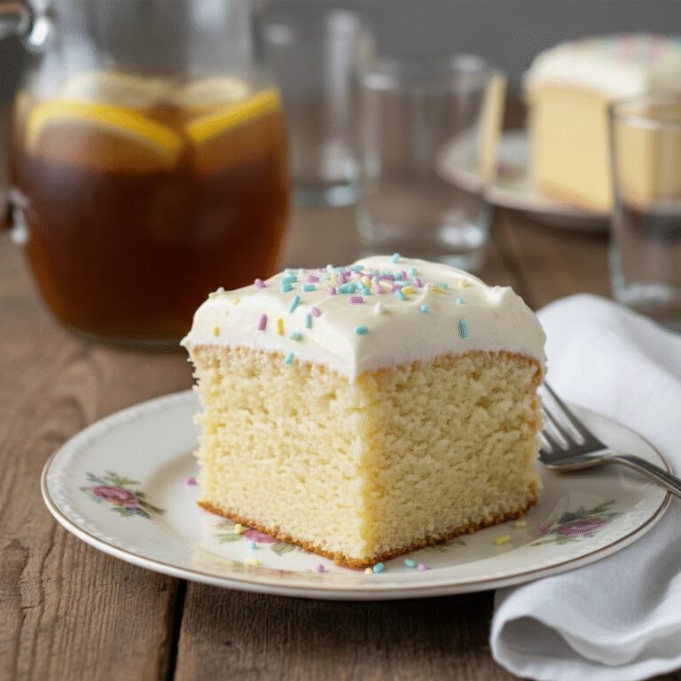 The Ultimate Moist Vanilla Sheet Cake For Church Gatherings