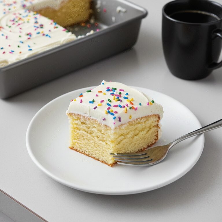 The Ultimate Moist Vanilla Sheet Cake for Office Parties: A Crowd-Pleasing Classic