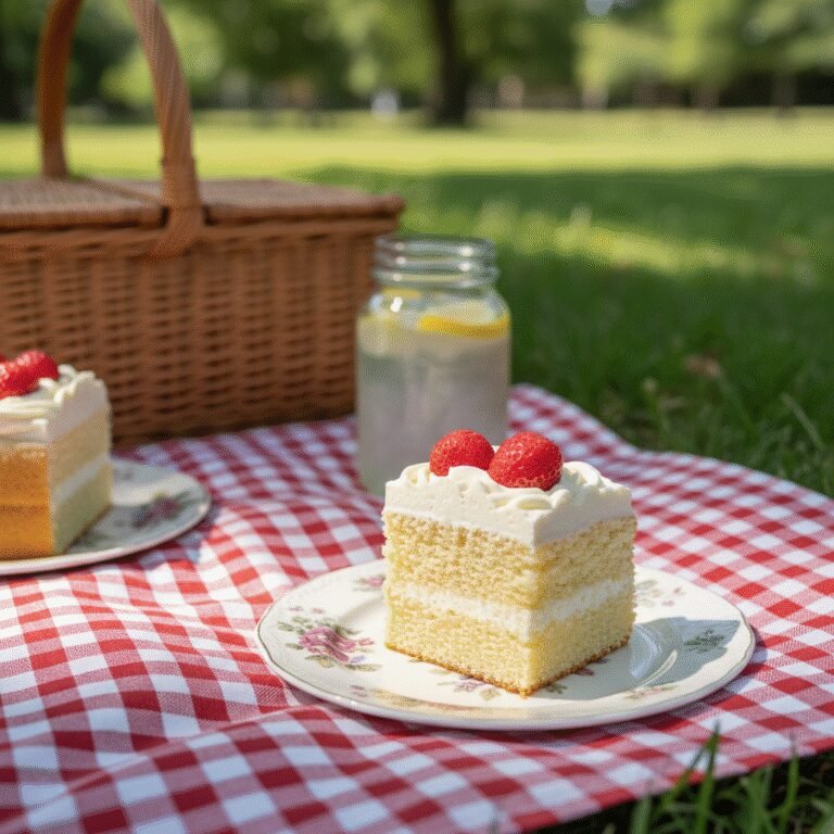 The Ultimate Moist Vanilla Sheet Cake: Perfect for Picnics & Potlucks