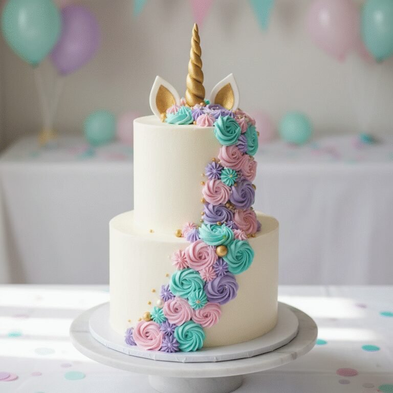The Ultimate Tall Unicorn Birthday Cake: A Magical 4-Layer Recipe
